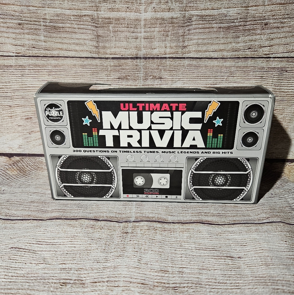 Ultimate Music Trivia 300 Questions card game